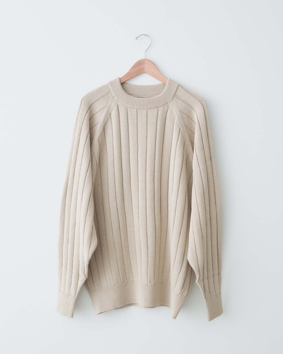 Yoko Sakamoto Crew Neck Knit - Beige | Garmentory