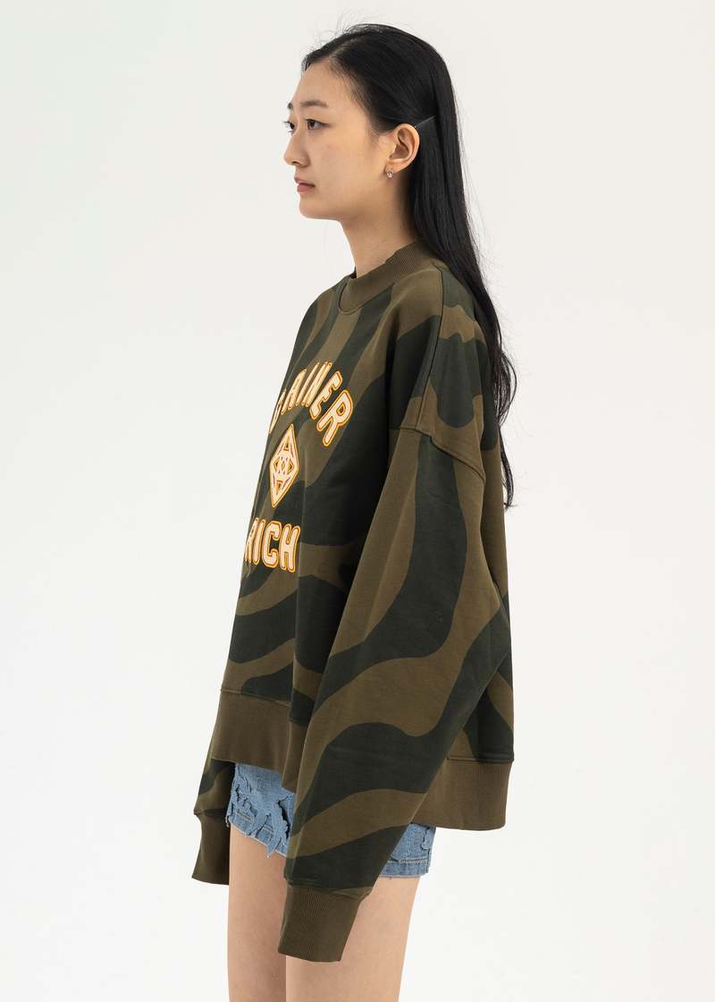 RICHGAINER EMBROIDERY LOGO CREWNECK sweater - Multi