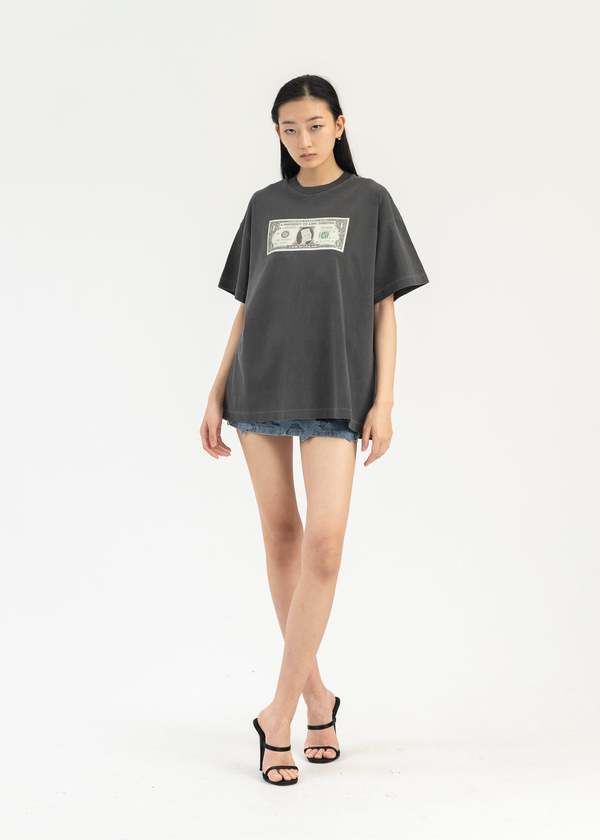 Epide Prefab VINTAGE DOLLAR SIMPSONS T-SHIRT - BLACK