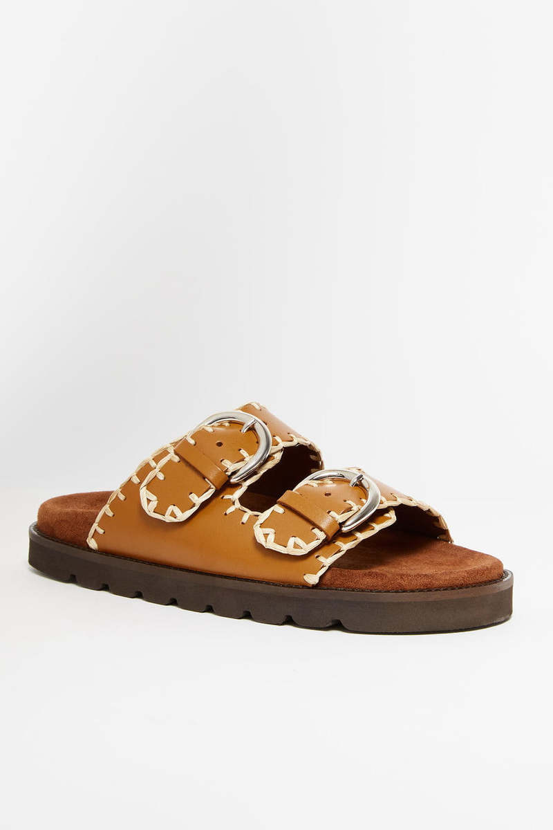 Weekend Max Mara Sandal - Brown | Garmentory