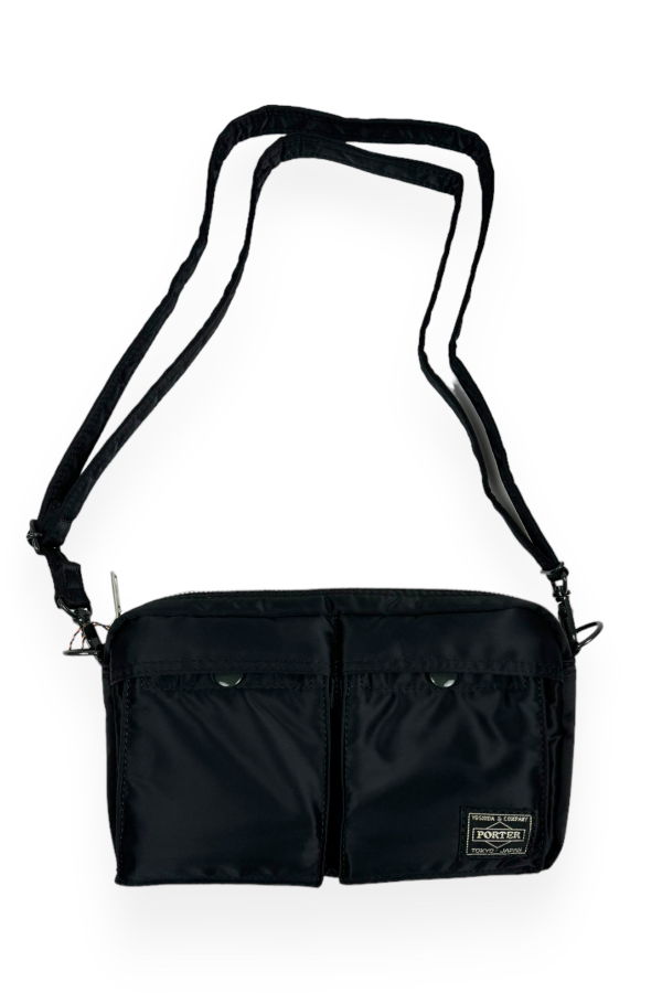Porter Tanker Small Shoulder Bag - Black