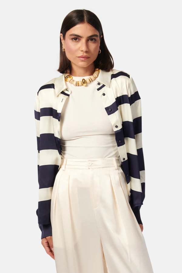 Cami NYC Crosby Blouse - Shadow Stripe
