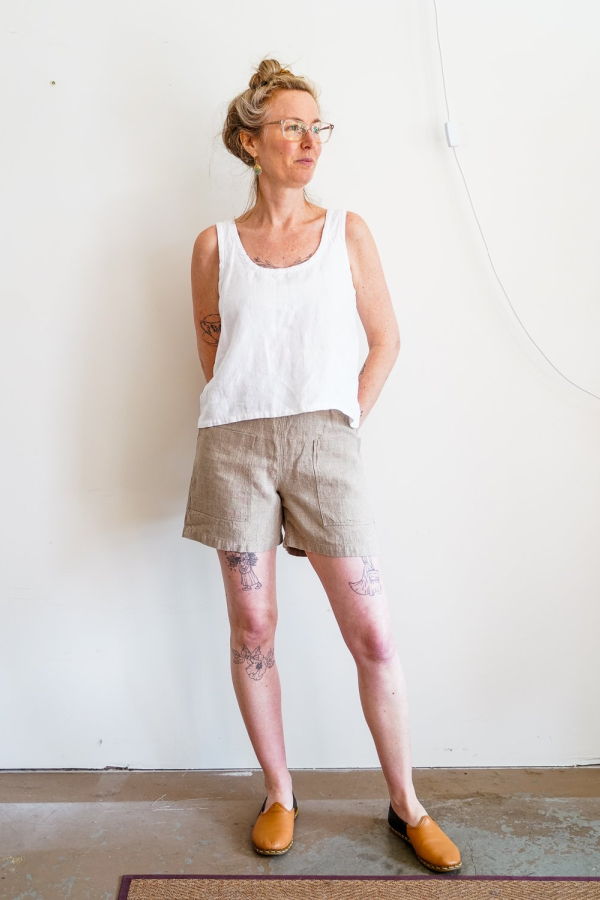 Yuhan Wang Freya Shorts - Oat