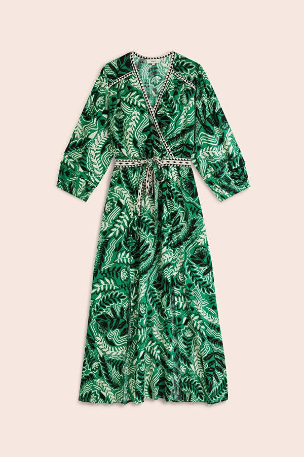 suncoo dress green Cabaret - Vert Web Collection: Brown Dresses