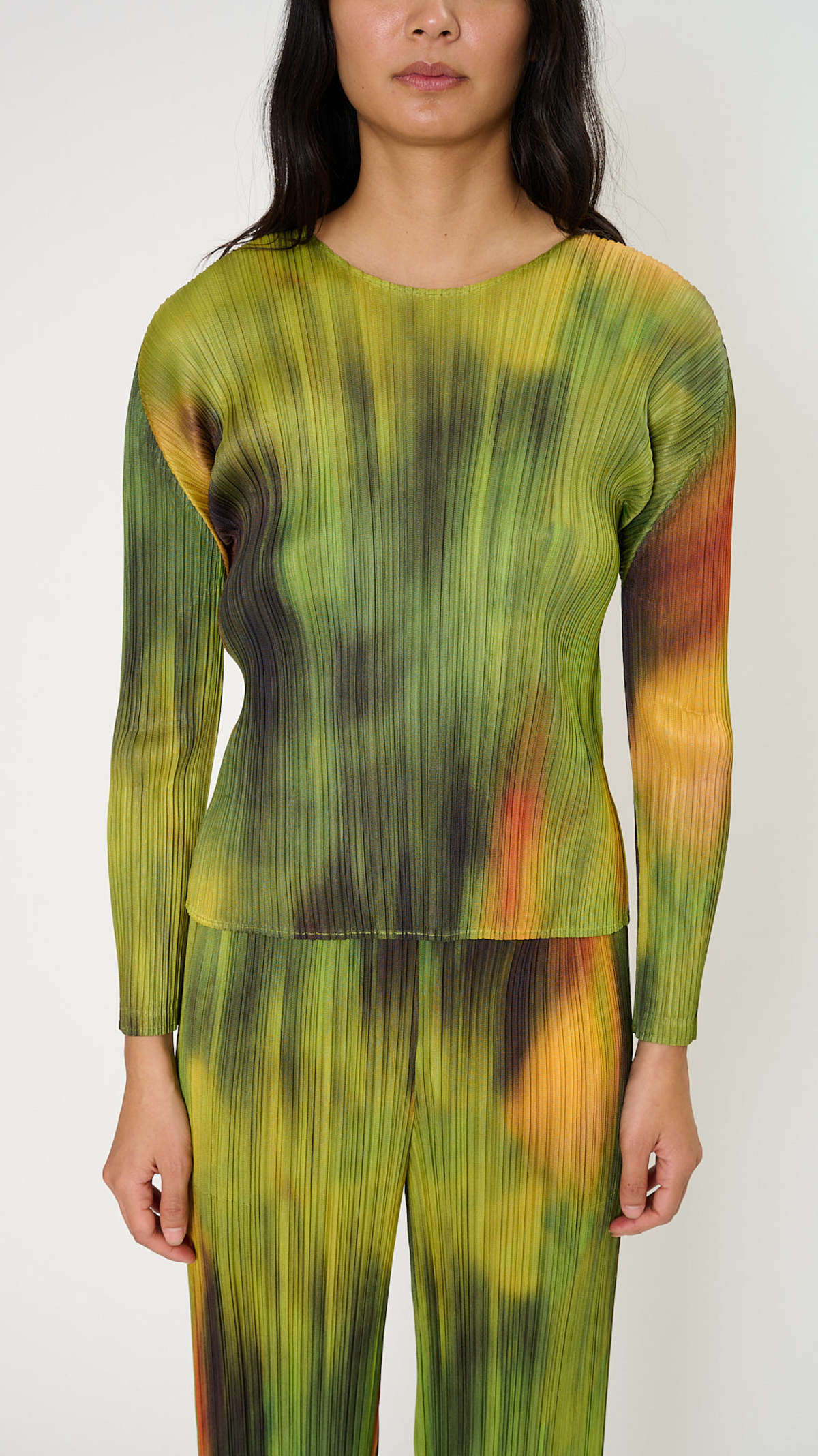 Pleats Please by Issey Miyake Turnip and Spinach Top