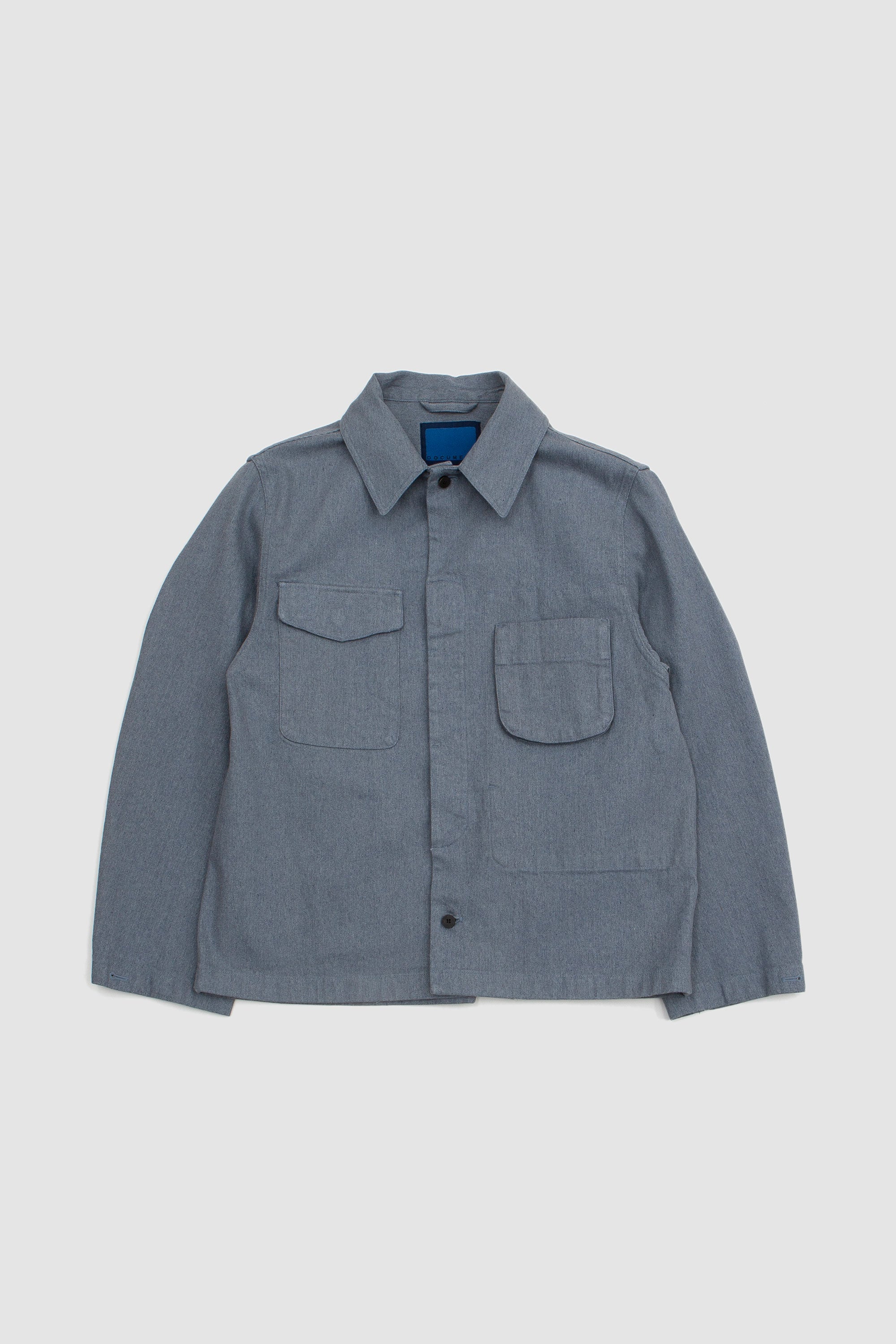 Document Selvedge Denim Field Shirting Jacket - Indigo