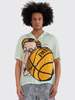 Pas De Mer Basketball Shirt - Light Green - Thumbnail 1
