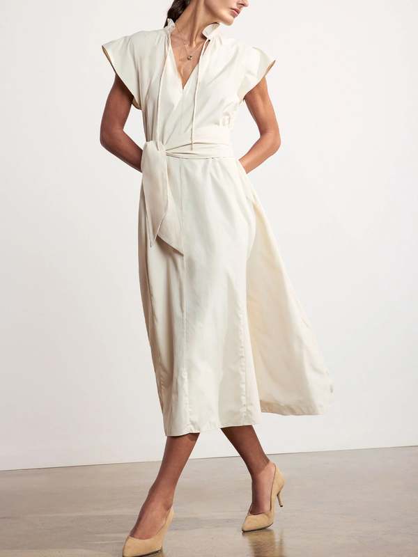 brochu walker silk dress Brochu Walker Silk Long Dress - Grey Dresses, Clothing - WBR40021
