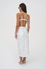For Love & Lemons Chantal Midi Skirt - Blue - Thumbnail 2