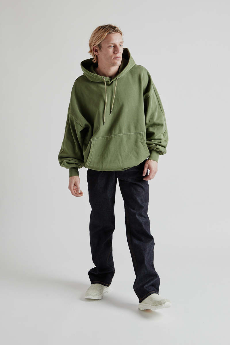 FRIZMWORKS OG Pigment Dyeing Hoodie - Green | Garmentory