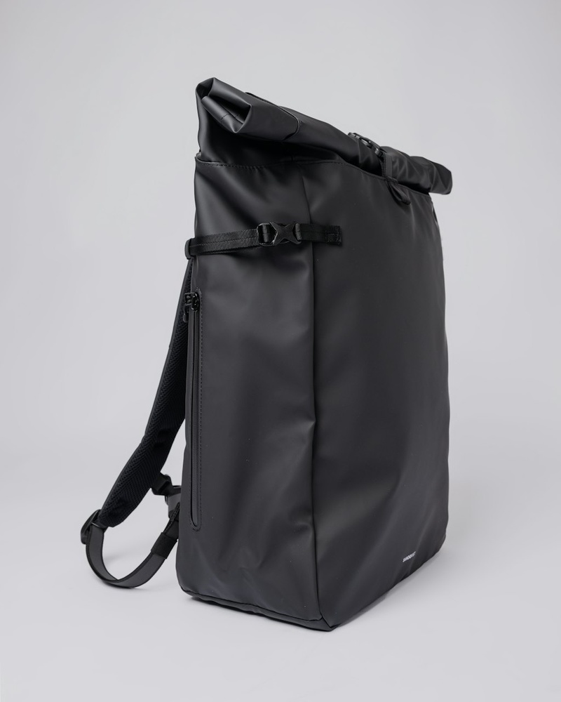 Sandqvist August Waterproof Backpack - Black Sandqvist August Waterproof Backpack - Black