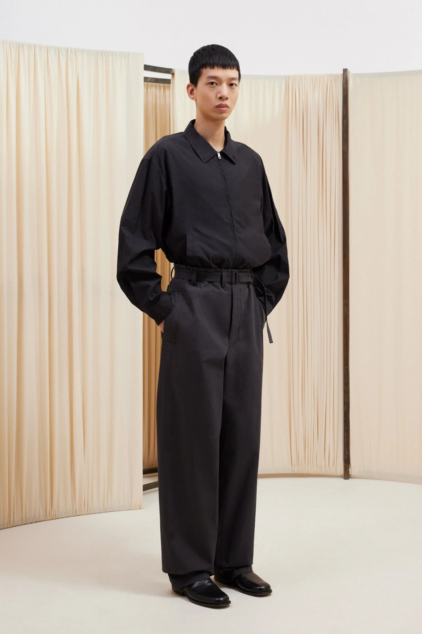 LEMAIRE ルメール　SHIRT BLOUSON　48 Asphalt Shirt Blouson | LEMAIRE