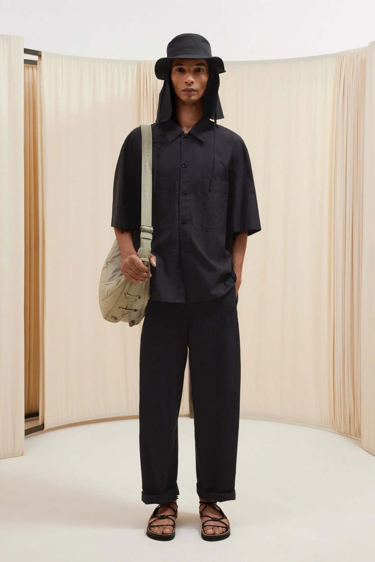 SS Pyjama Shirt Black | Garmentory