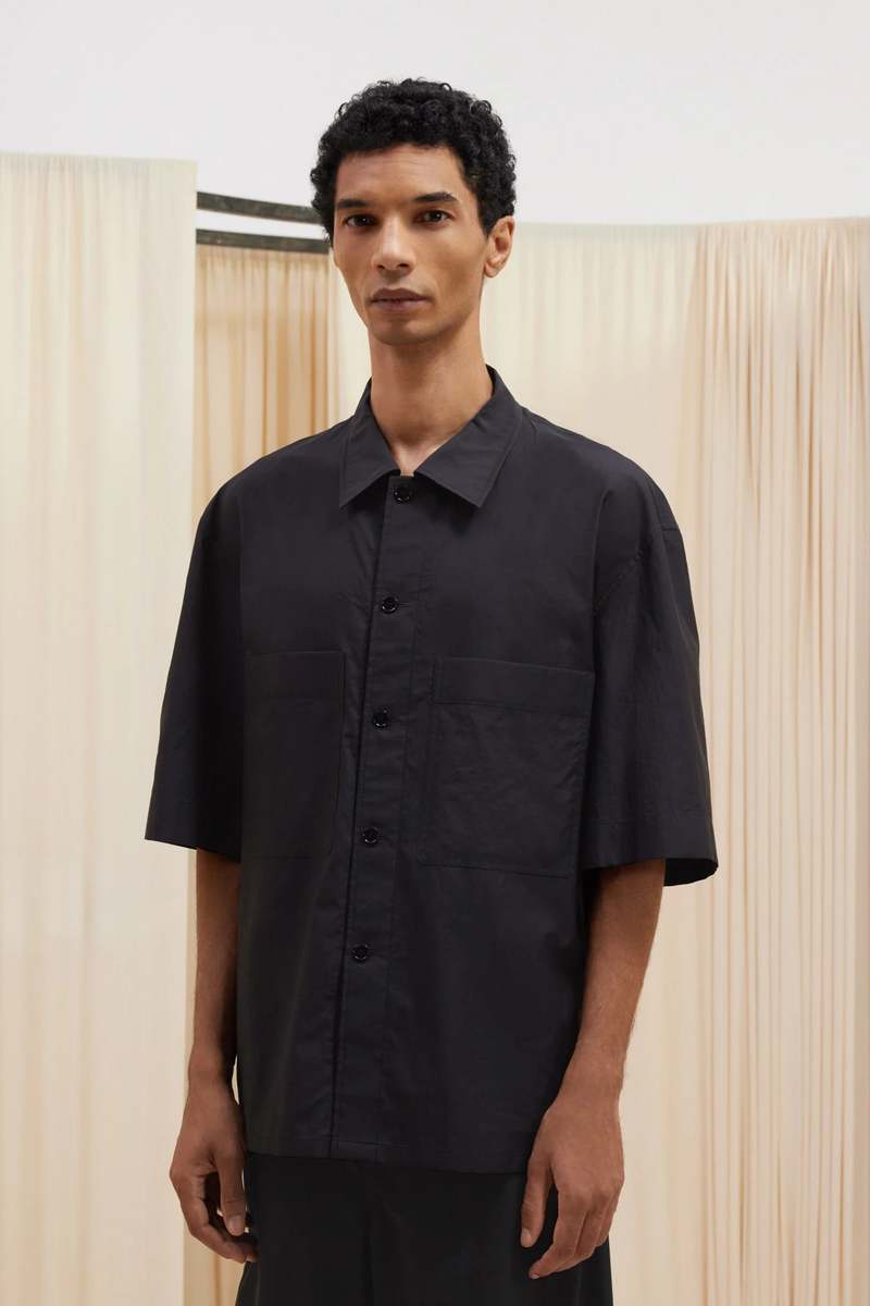 SS Pyjama Shirt Black | Garmentory
