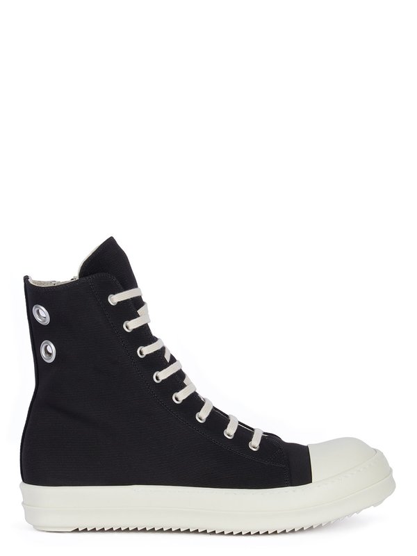 Rick Owens Women's High Top Sneakers - Black/Milk