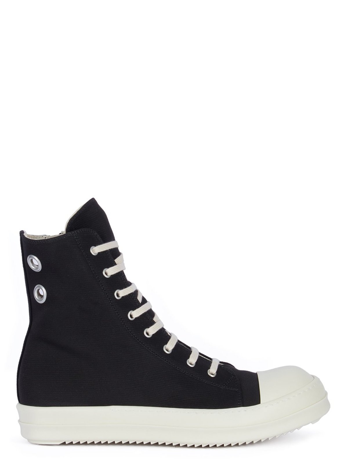 Rick Owens Women's High Top Sneakers - Black/Milk - Image 1 of 4