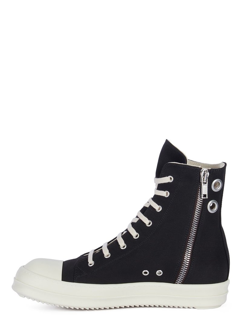 Rick Owens Women's High Top Sneakers - Black/Milk