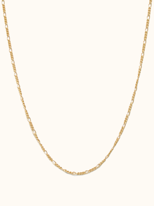 ABLE Figaro Chain Necklace - Gold ABLE Figaro Chain Necklace - Gold