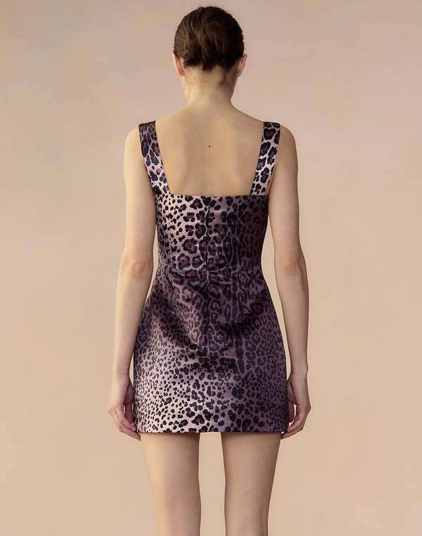 Cynthia Rowley Leopardess Satin Dress - LEOPD Cynthia Rowley Leopardess Satin Dress - LEOPD