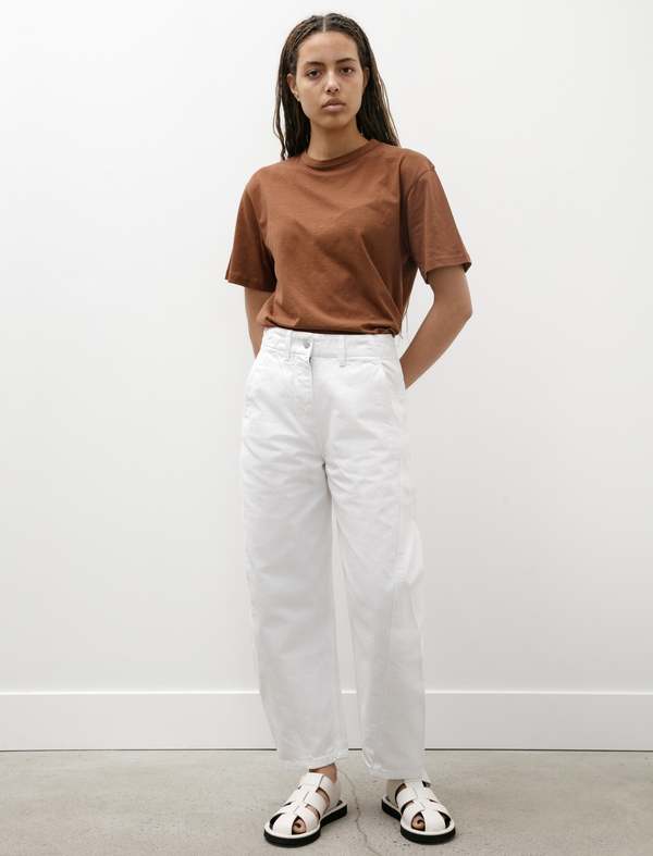 【STUDIO NICHOLSON】GARMENT DYED PANT Studio Nicholson Paolo Garment Dye Denim Pants Fawn