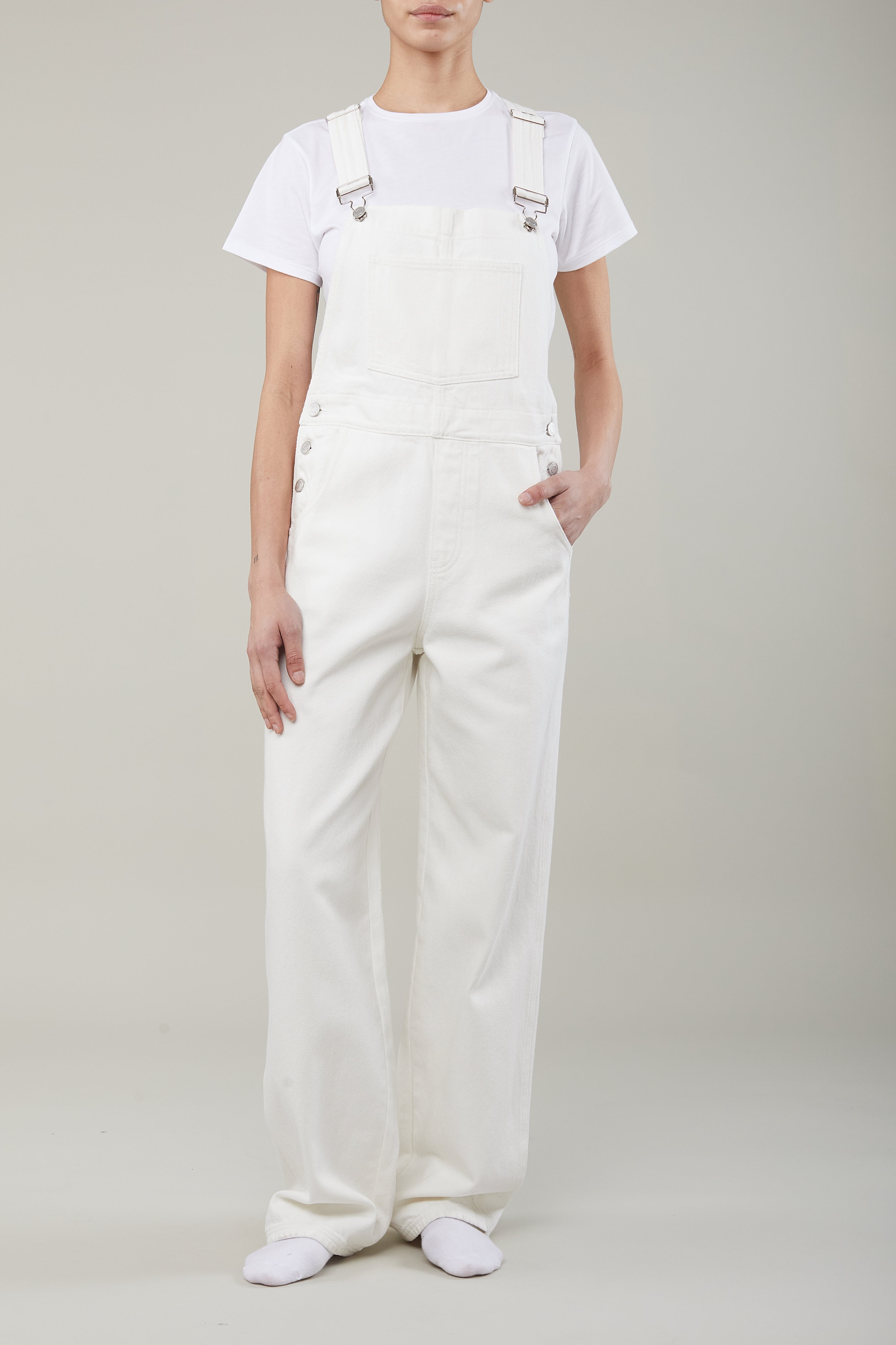 45Rヨットホワイト　スモックオール　オーバーオール2 Still Here New York Mississippi Overalls - Milk | Garmentory