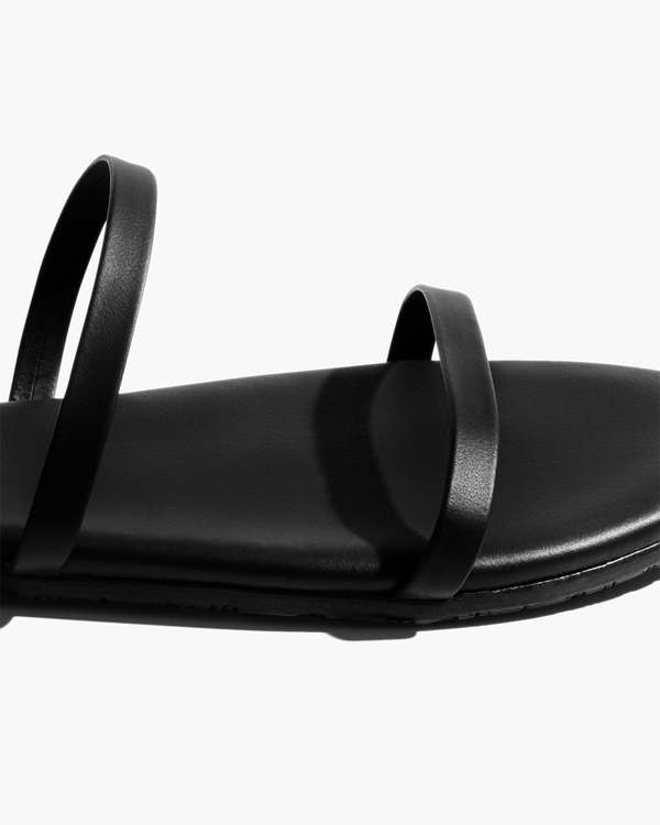 TKEES Gemma Vegan Sandal - Matte Black