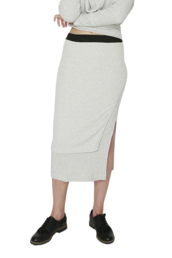 34N 118W Keller Layer Skirt - White