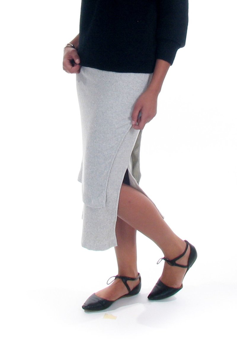 34N 118W Keller Layer Skirt - White