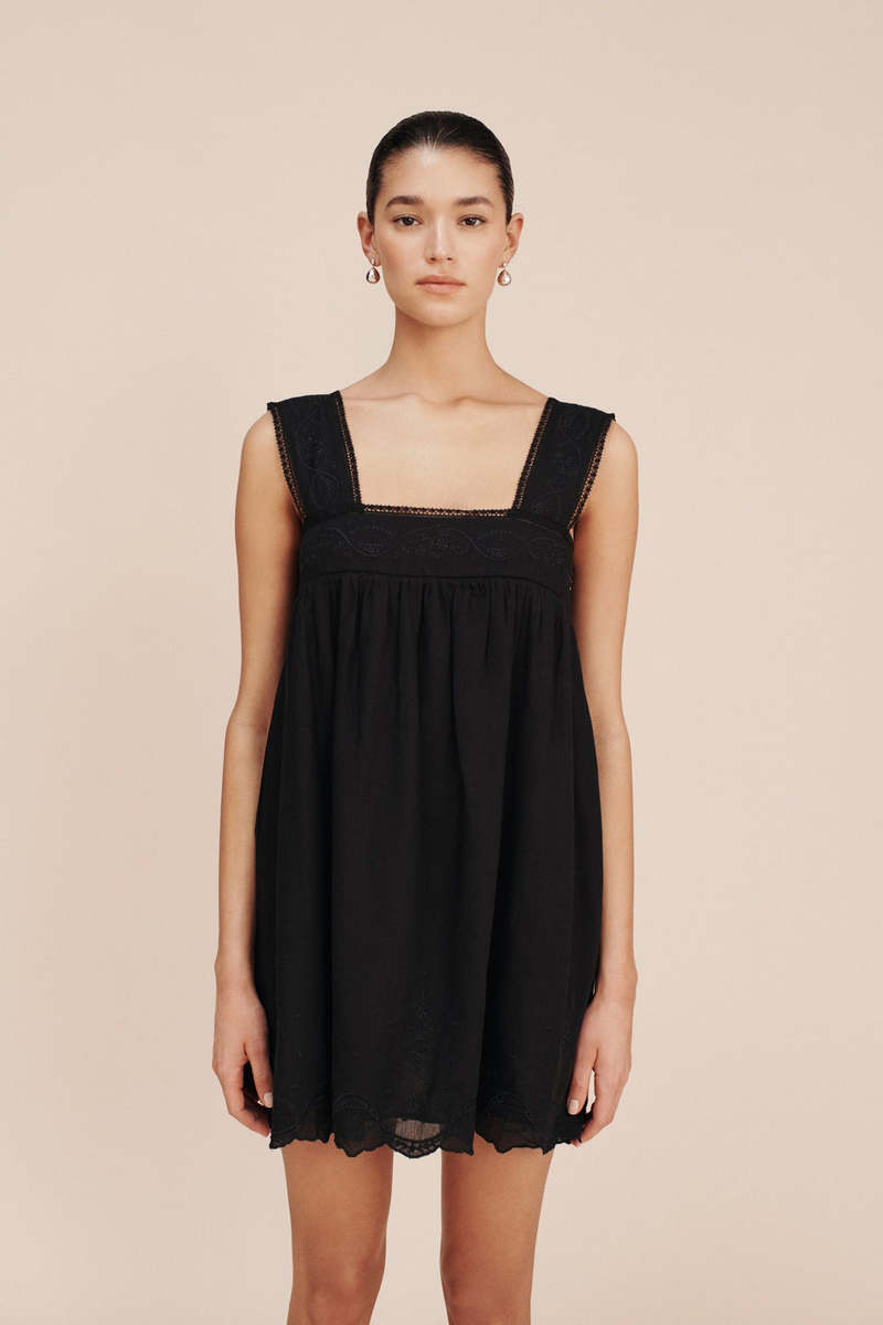 Posse Mylah Mini Dress - Black | Garmentory Posse Mylah Mini Dress - Black | Garmentory