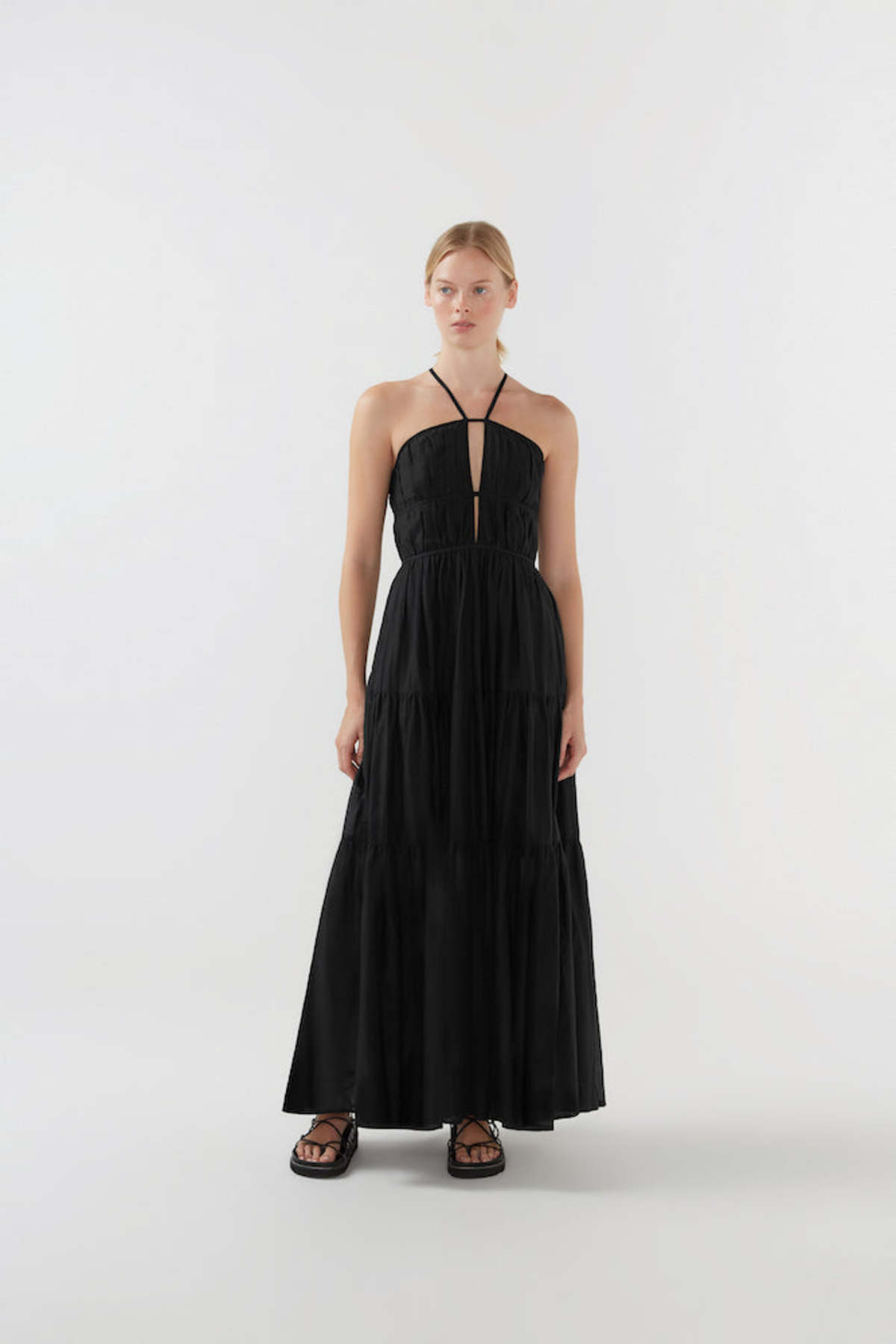 Bird & Knoll Seraphina Maxi Dress - Black | Garmentory