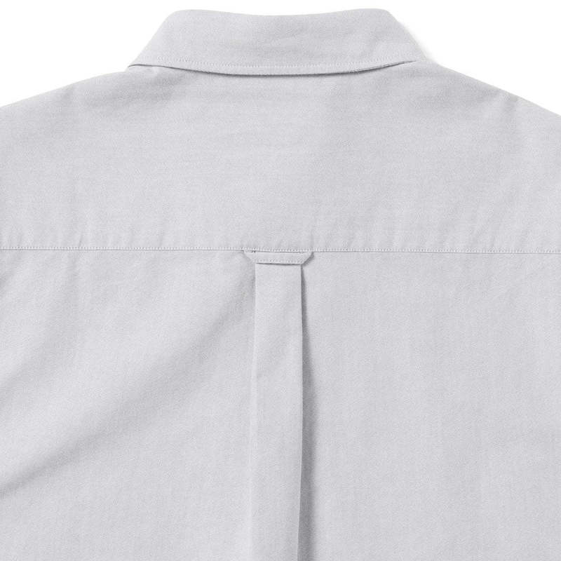 ThisIsNeverThat T-Logo Oxford Shirt - Grey | Garmentory