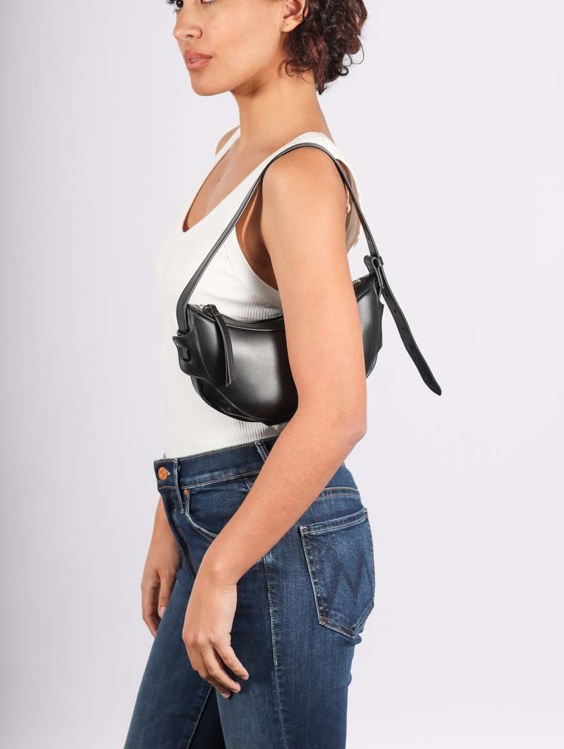 10.03.53. Half Moon Bag - Black | Garmentory