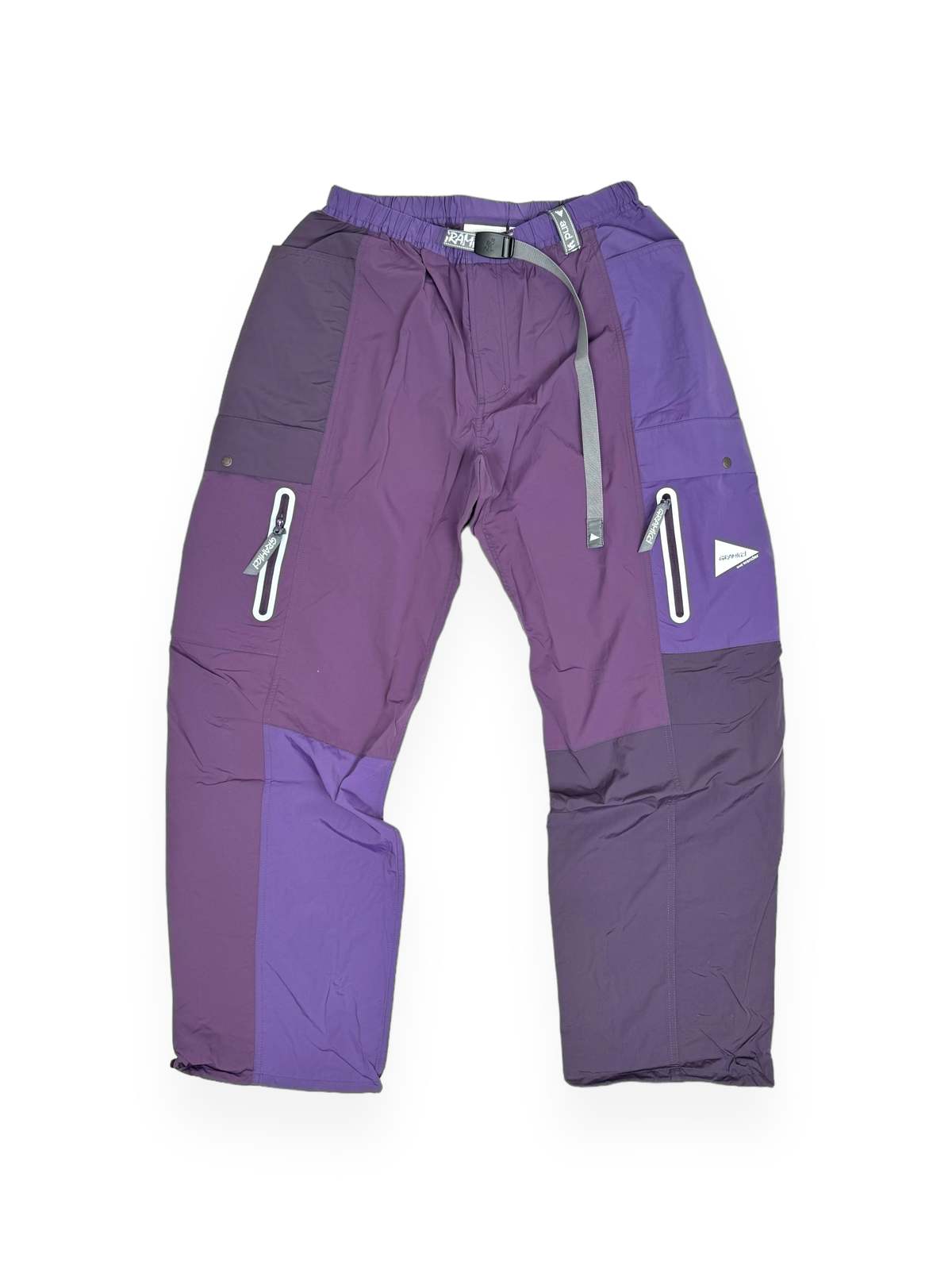 And Wander X Gramicci Patchwork Wind Pant - Purple | Garmentory