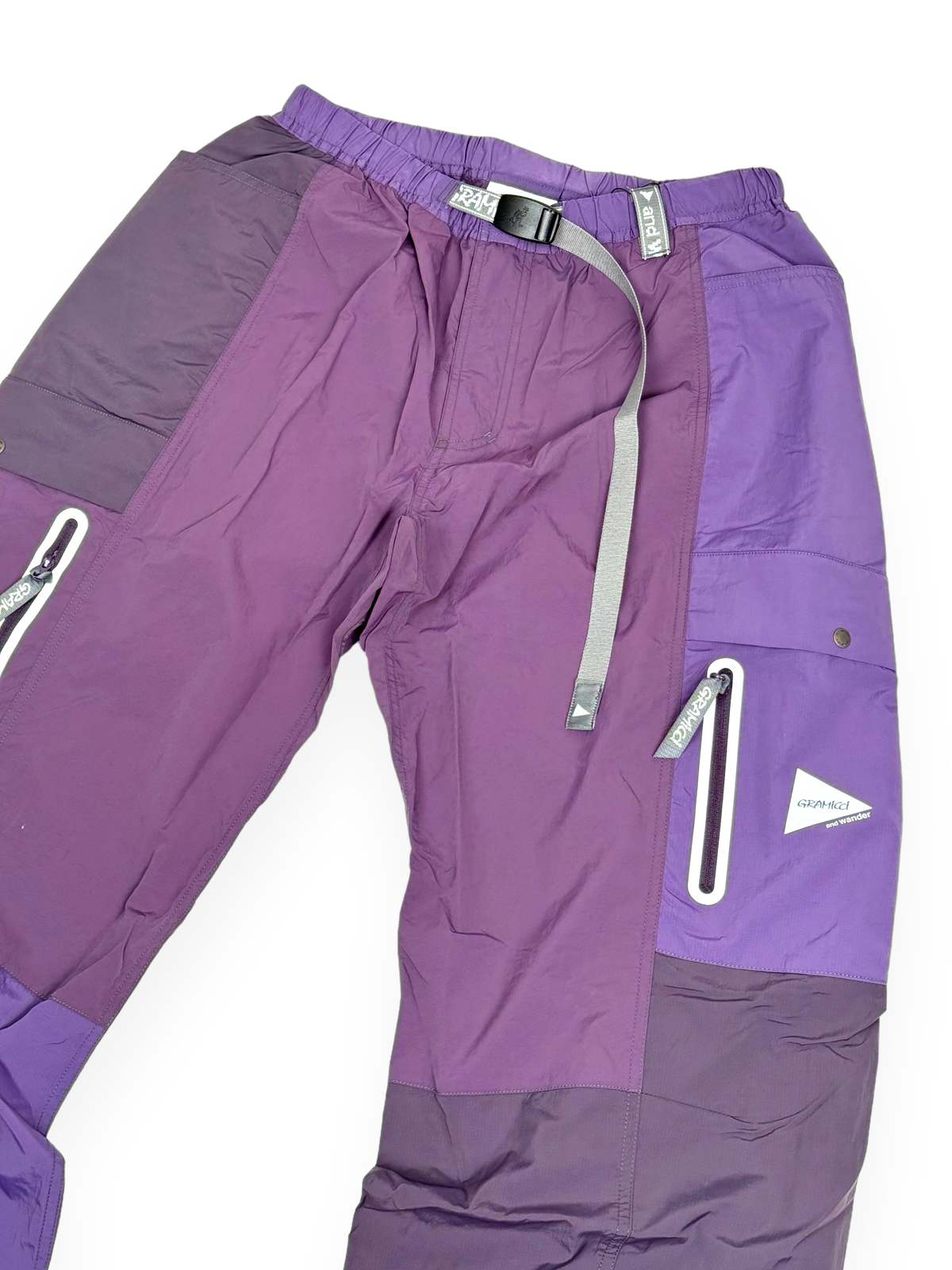 And Wander X Gramicci Patchwork Wind Pant - Purple | Garmentory