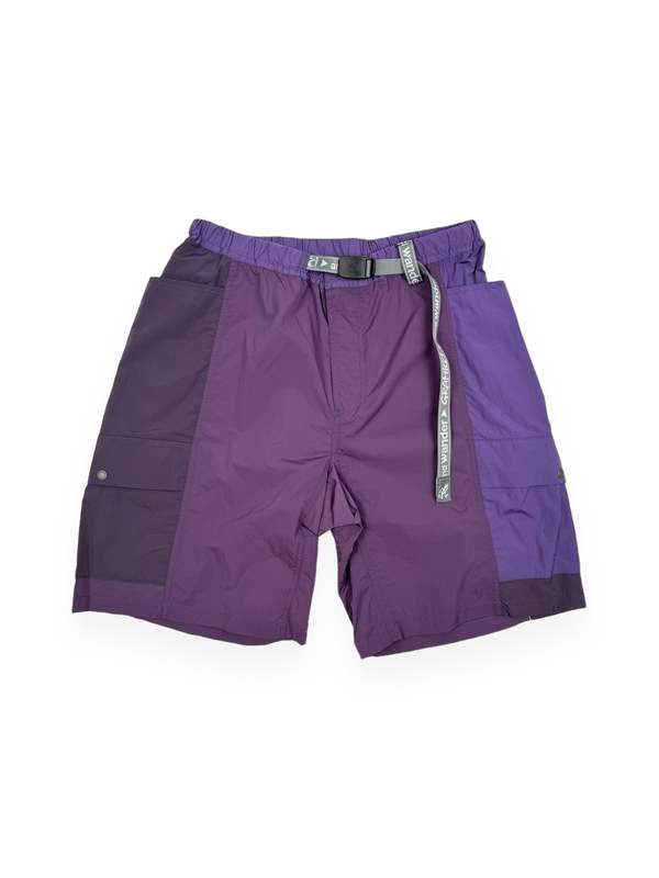 and wander x Gramicci Patchwork Wind Short - Purple | Garmentory