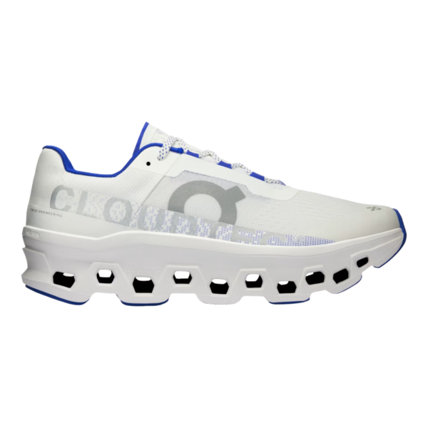 ON Running On Cloudmonster Limited Edition Shoes - White/Indigo