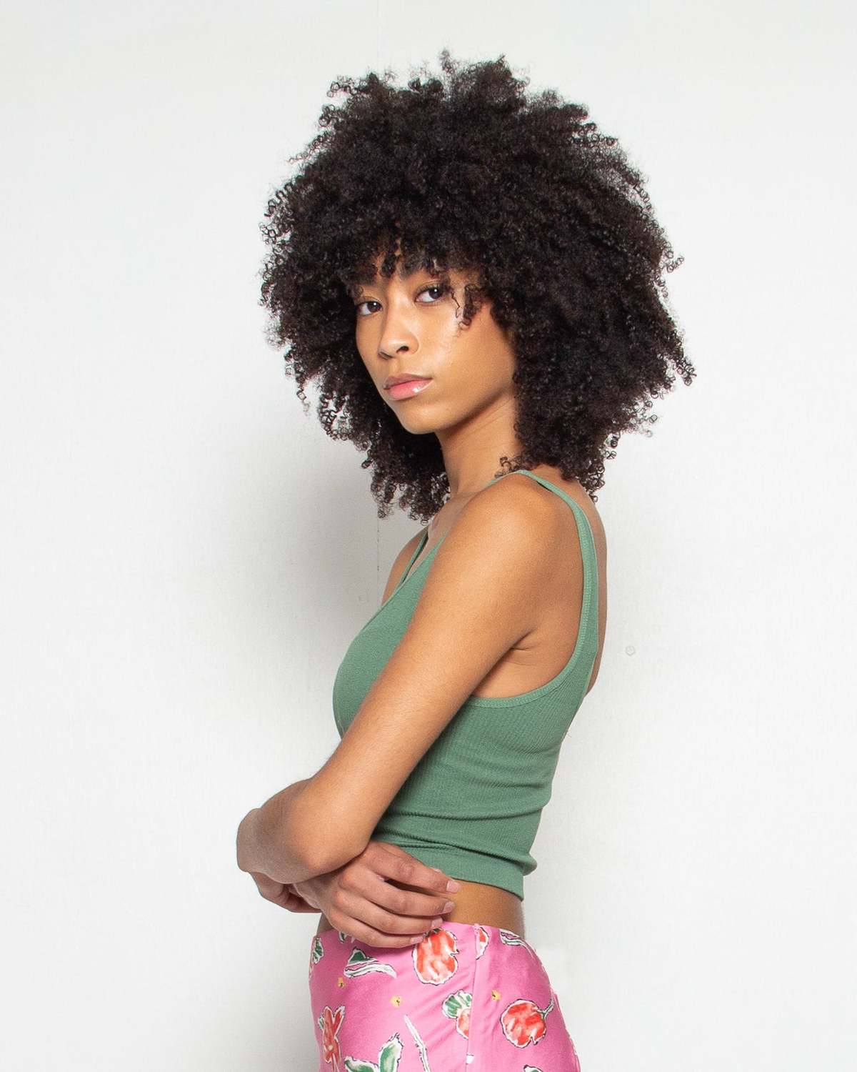 Persons Ari Underbust Seamless Tank - Matcha | Garmentory