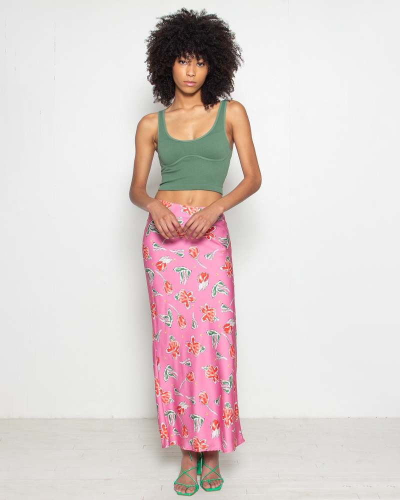 Persons Ari Underbust Seamless Tank - Matcha | Garmentory