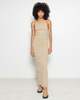 Persons Candace Ribbed Knit Maxi Dress - Sand - Thumbnail 1