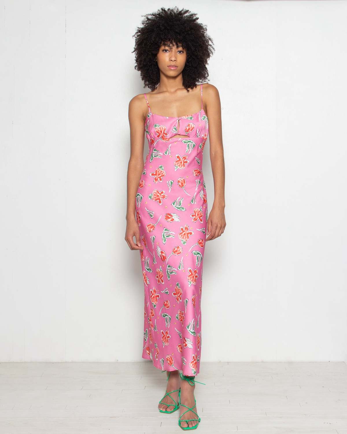 chinese dress ladies SSYS The Margot Sleeveless Maxi Dress In Bubblegum Pink OUTLET *FINAL main image 1