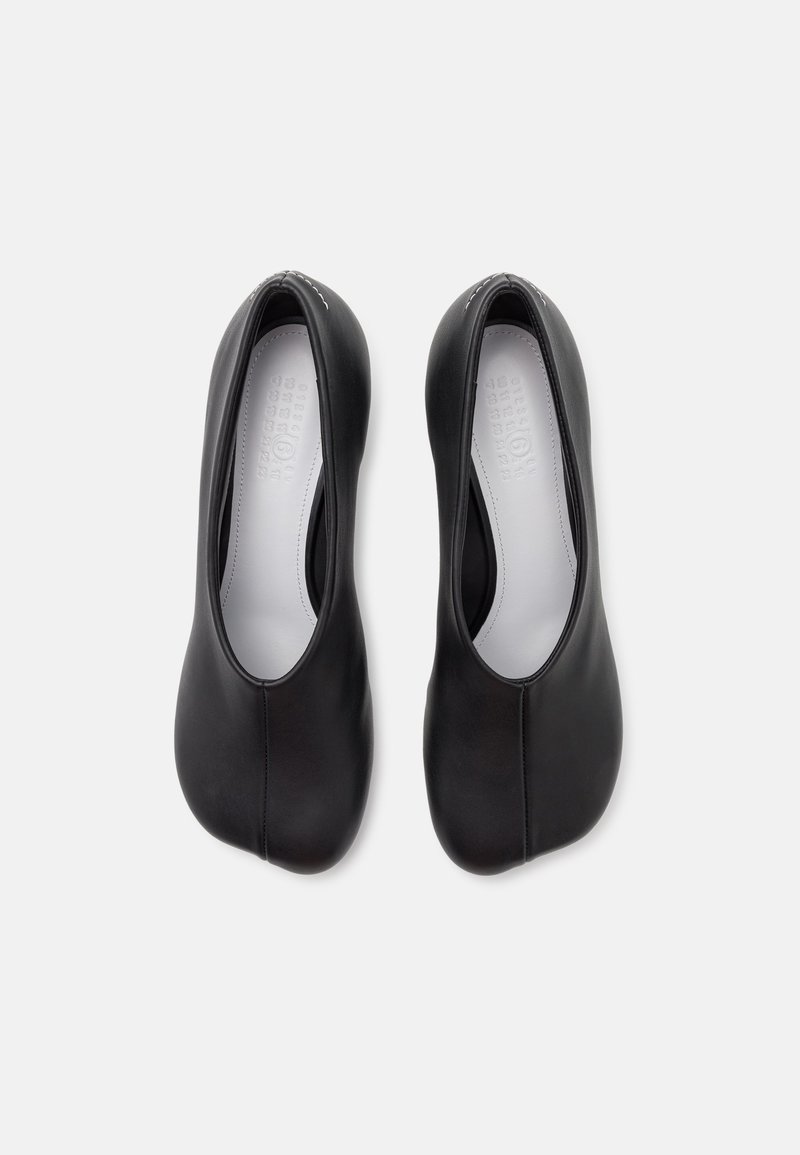 パンプス Court shoes - MM6 Maison Margiela - Leather - Black MM6 Maison Margiela Black Court Shoe Heels MM6 Maison Margiela