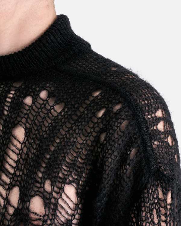 Rick Owens Tommy Lupetto Sweater - Black | Garmentory