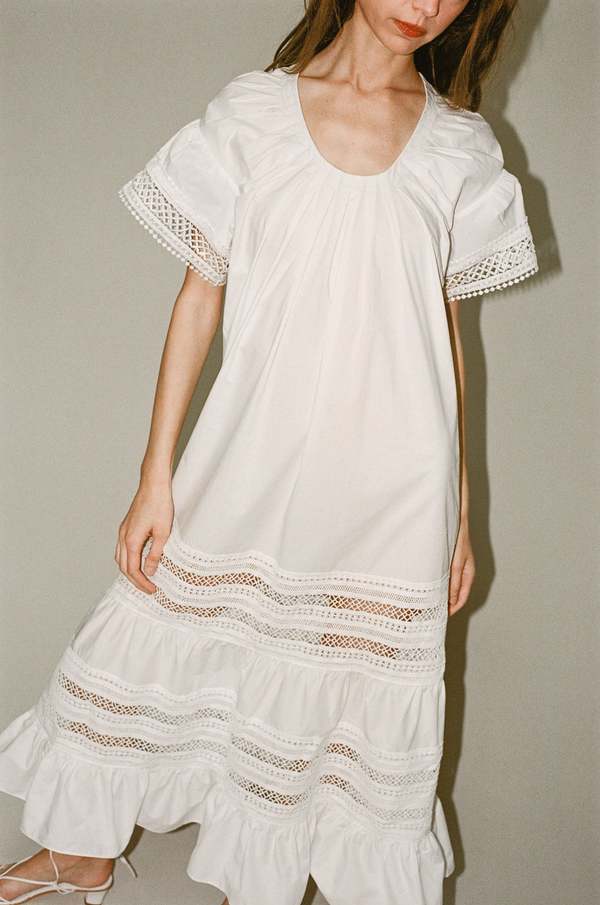 Saks Potts Jessie Dress - White | Garmentory