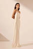Shona Joy La Lune One Shoulder Cowl Back Maxi Dress - Cream - Thumbnail 1