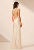 Shona Joy La Lune One Shoulder Cowl Back Maxi Dress - Cream - Thumbnail 5