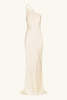 Shona Joy La Lune One Shoulder Cowl Back Maxi Dress - Cream - Thumbnail 8