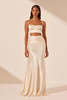 Shona Joy La Lune Ruched Maxi Skirt - Cream - Thumbnail 2