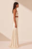 Shona Joy La Lune Ruched Maxi Skirt - Cream - Thumbnail 5