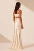Shona Joy La Lune Ruched Maxi Skirt - Cream - Thumbnail 6