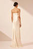 Shona Joy La Lune Strapless Ruched Bodice Maxi Dress - Cream - Thumbnail 4